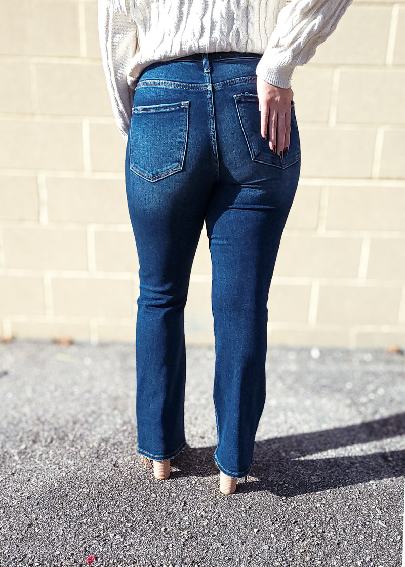 Cam Risen Boot Cut Dark Wash Jeans