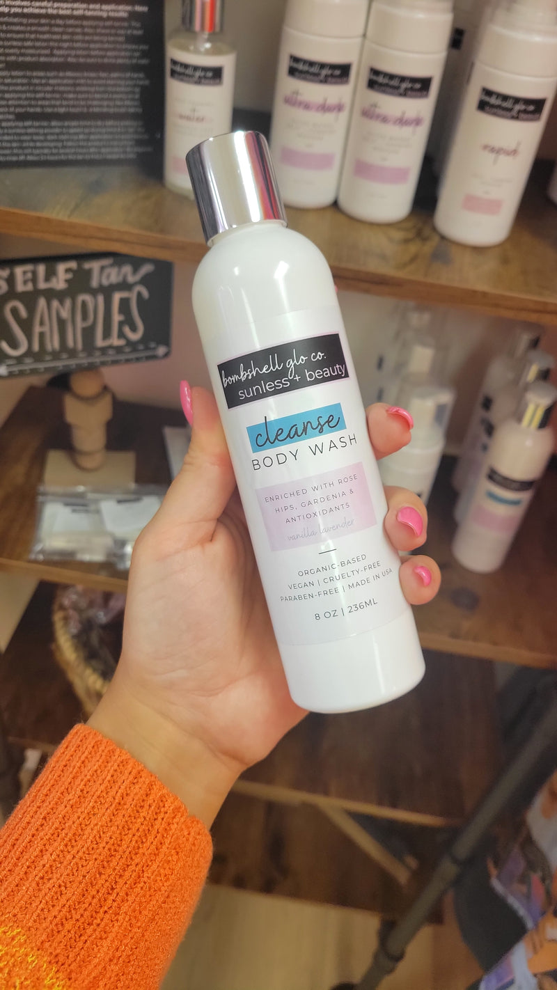 Self Tanning Prep Body Wash - Vanilla Lavender