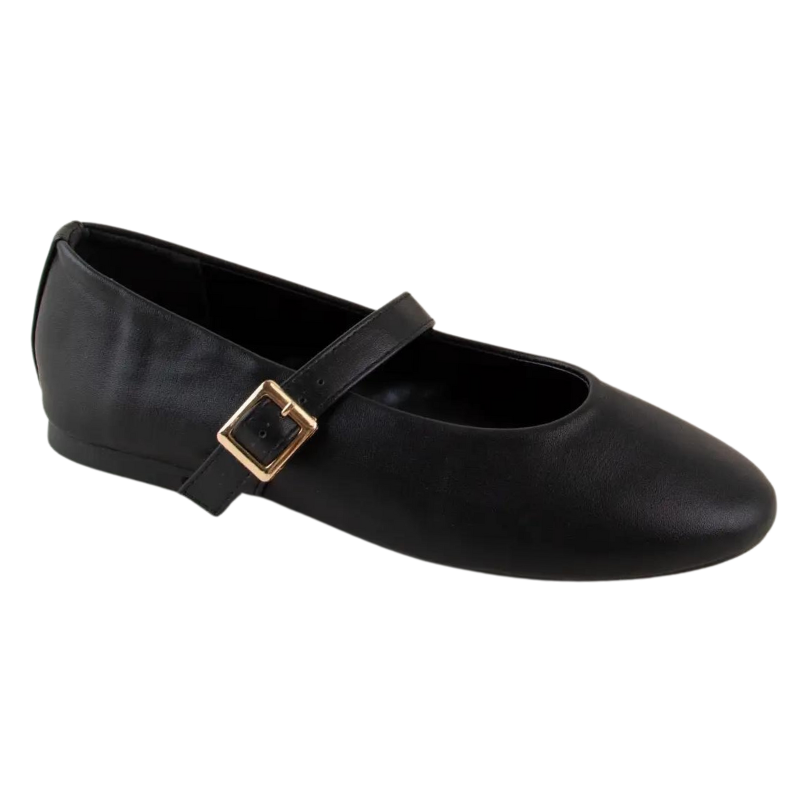 Cardee Black Ballet Flats