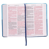 Blue Floral KJV Bible