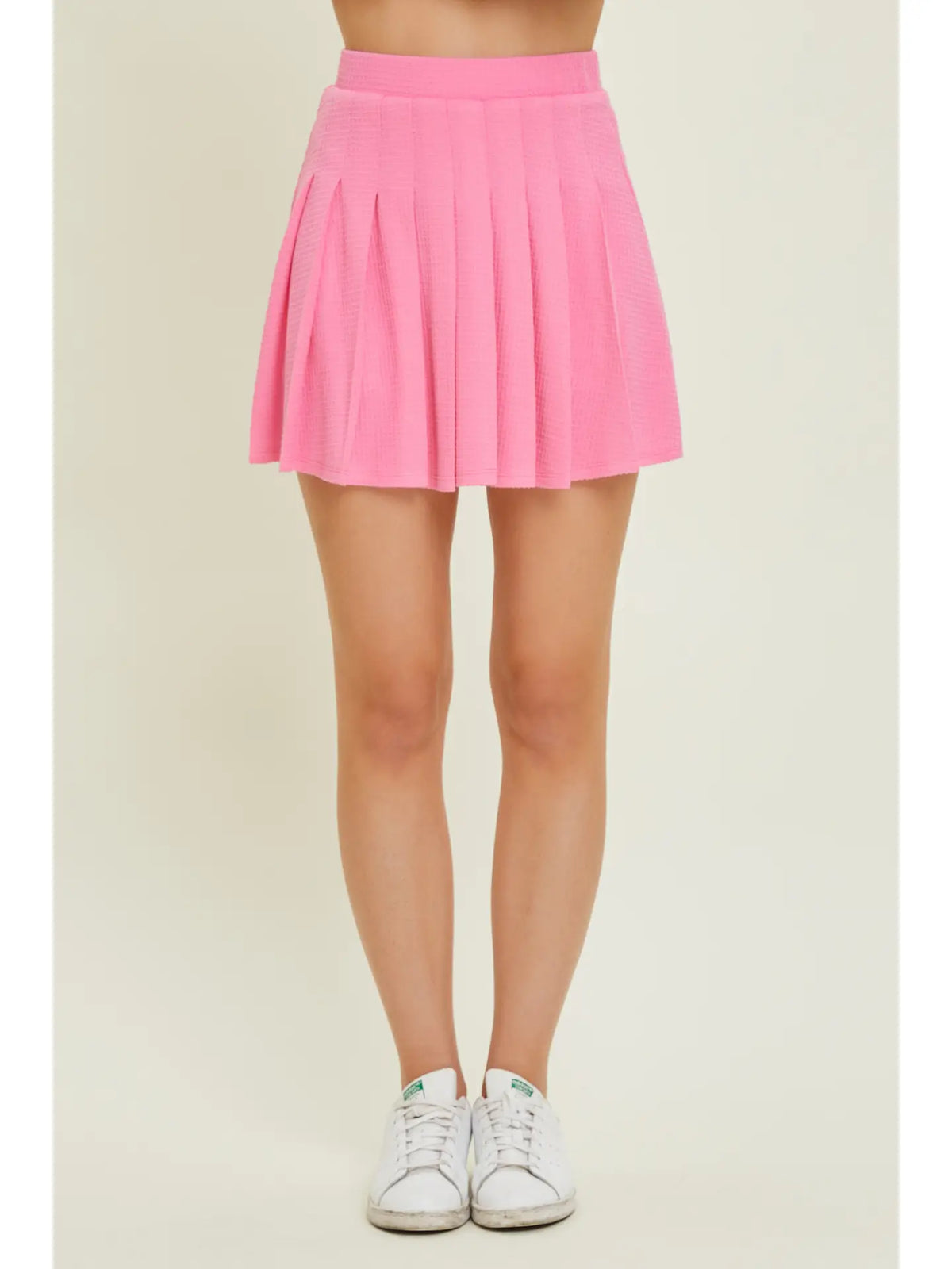 Girly Textured Pink Skort