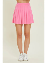 Girly Textured Pink Skort