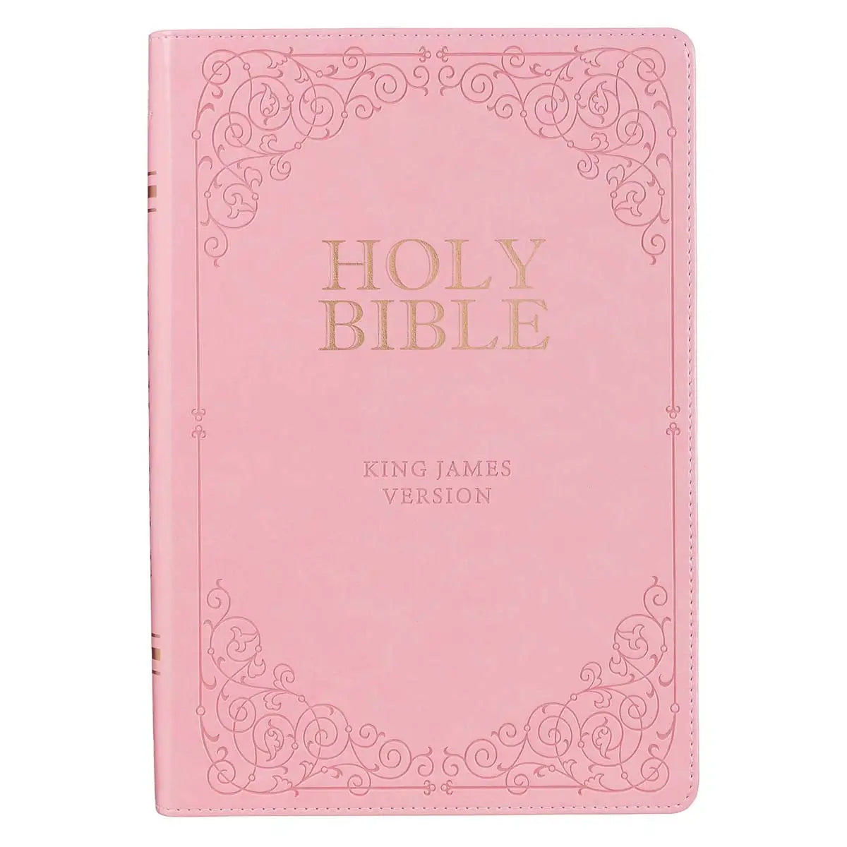 Pink Leather KJV Bible