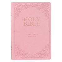 Pink Leather KJV Bible