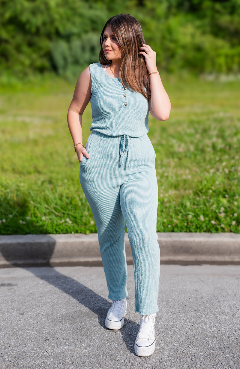 Living for Today Ribbed Jumpsuit