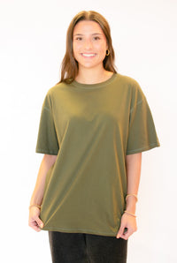 Fave Boyfriend Tee Olive