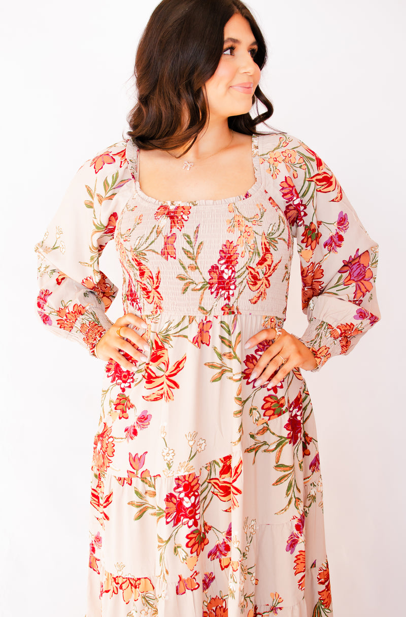 Against All Odds Floral Maxi Dress