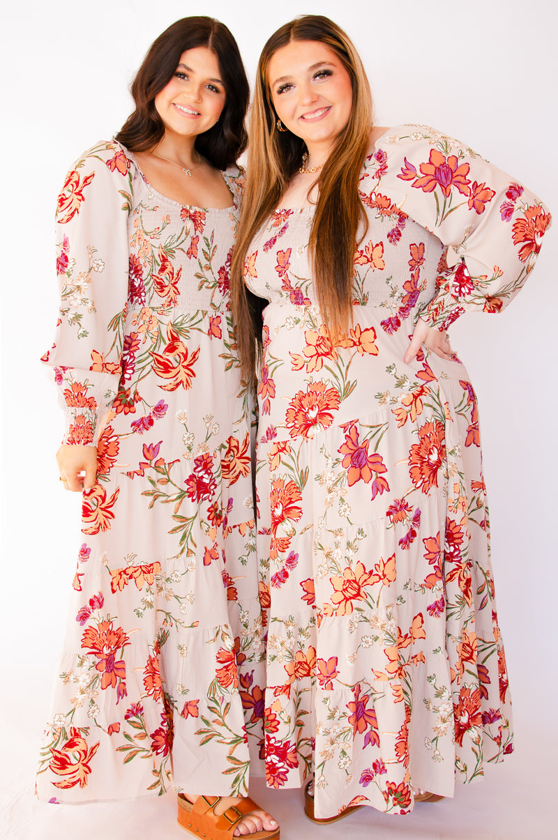 Against All Odds Floral Maxi Dress