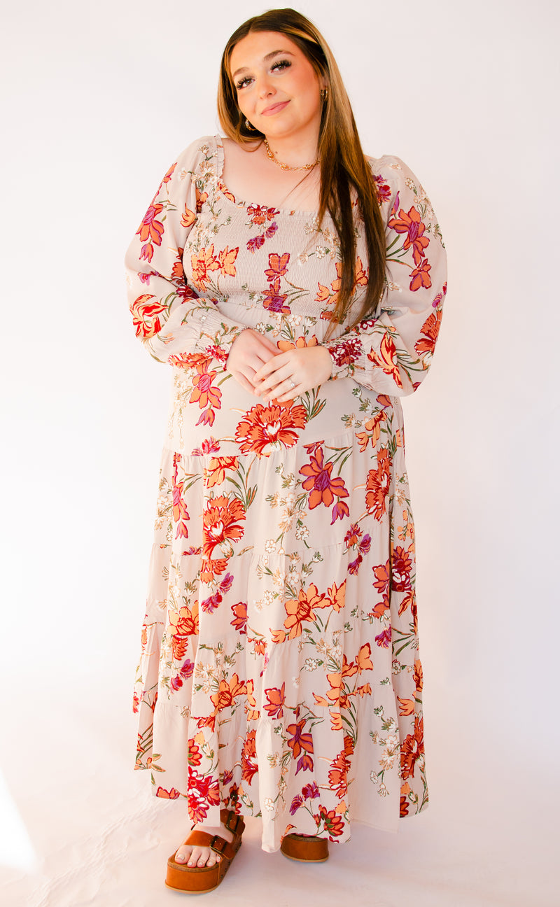 Against All Odds Floral Maxi Dress