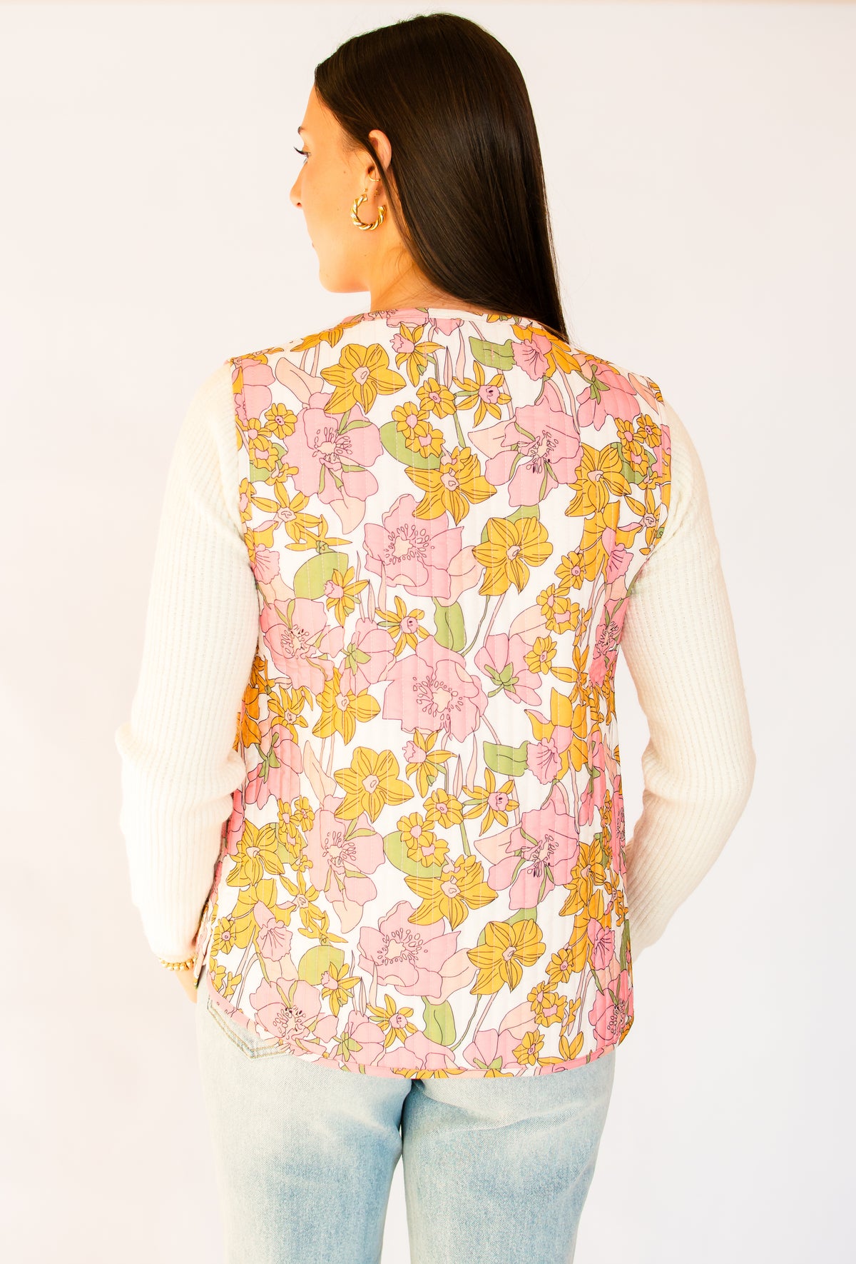 That's a Promise Floral Bow Vest