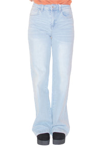 Gemma Light Wash Wide Leg Jeans