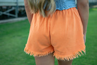 Game Day Rhinestone Orange Skort