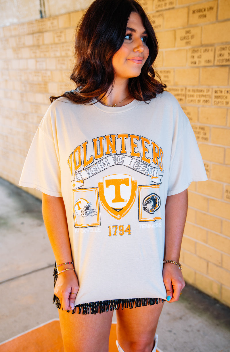 Volunteer White Tennessee Graphic Tee