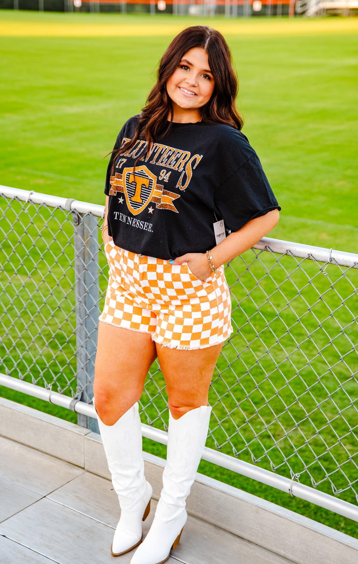 Tennessee Volunteers Black Tee