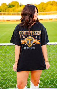 Tennessee Volunteers Black Tee