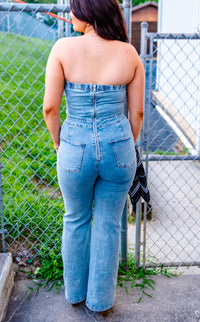 Small Town Girl Denim Jumpsuit