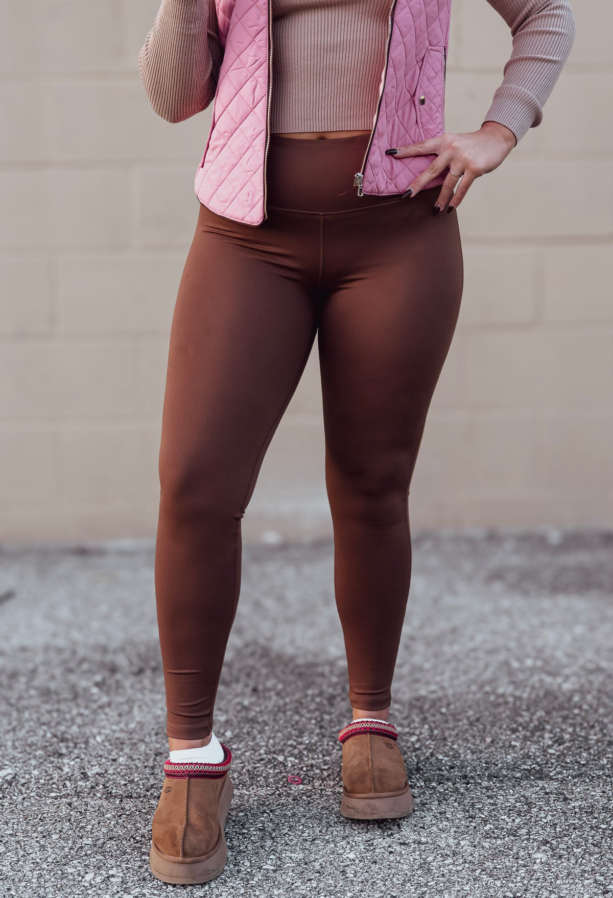 Kenzie Cocoa High Waist Legging