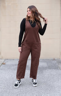 This Time Cocoa Pocket Jumpsuit