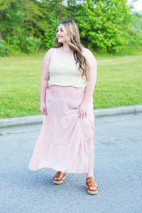 Beloved Ivory Knit Tank Top - Small thru 3X