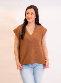 Easy to Style Camel Sweater Top