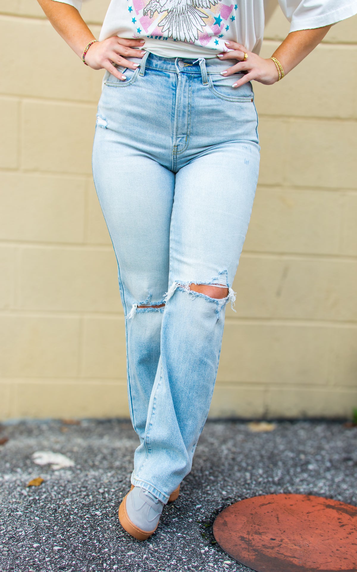 Josie High Rise Dad Jeans