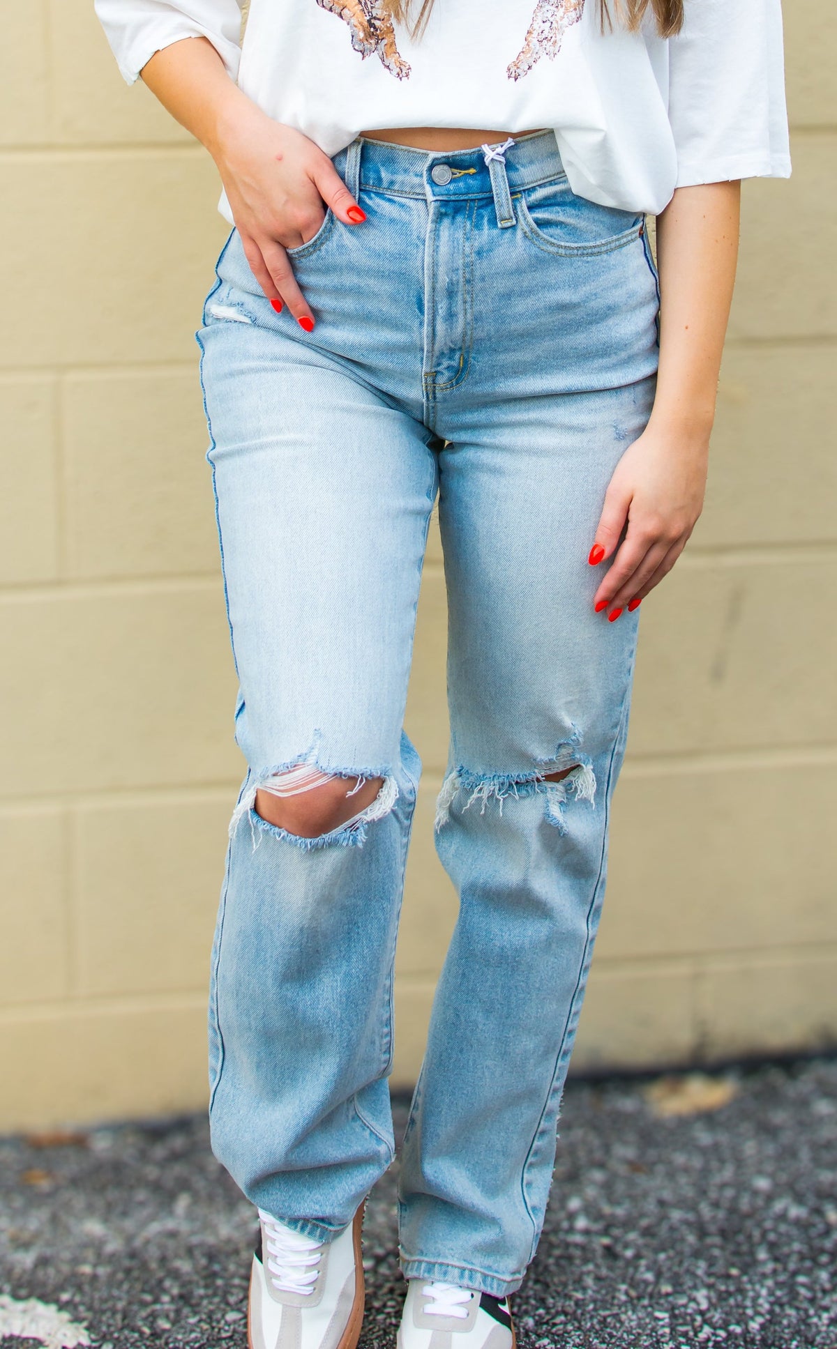 Josie High Rise Dad Jeans