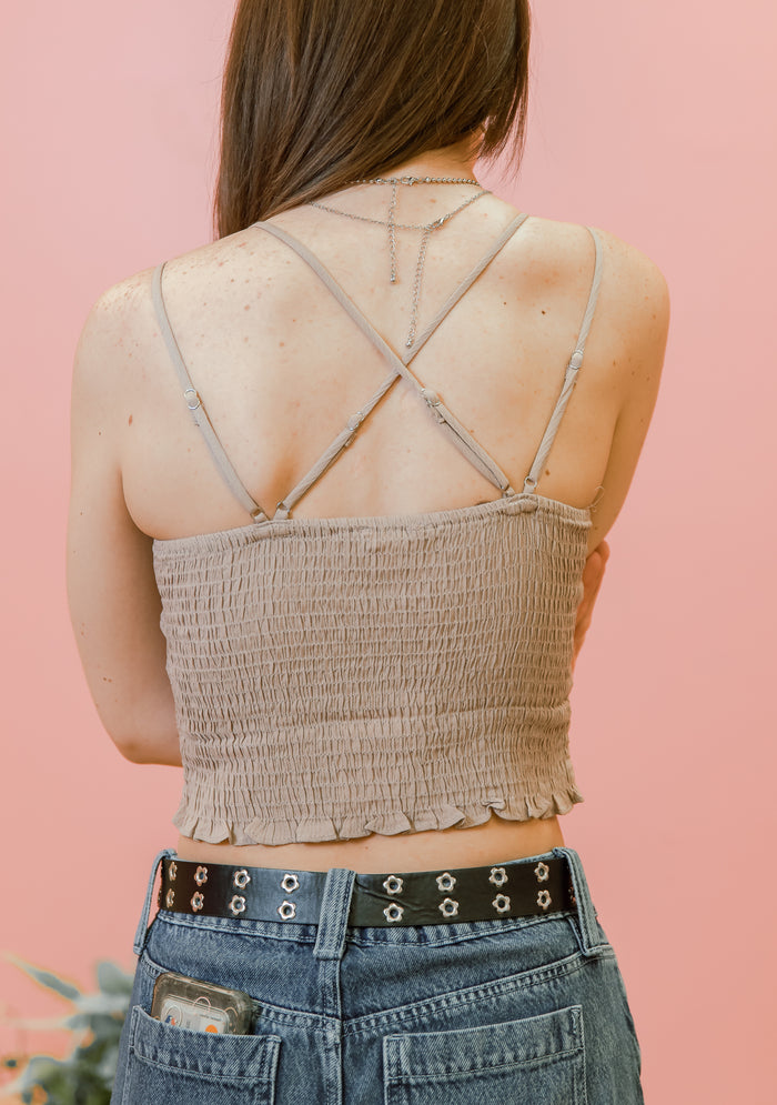 Simply Spring Taupe Bralette