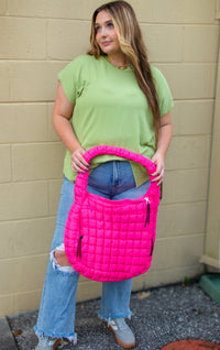 New Favorite Green Ribbed Tunic Top