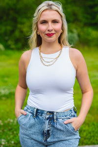 Basic White Tank Top