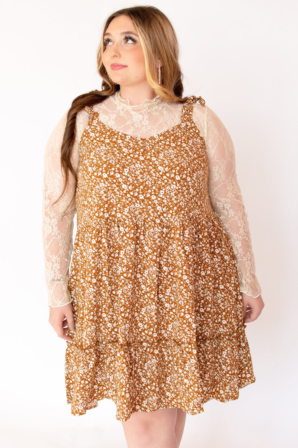 Sweet Floral Dress - Small thru 3X