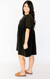 Trip to Tucson Mineral Washed Black Dress