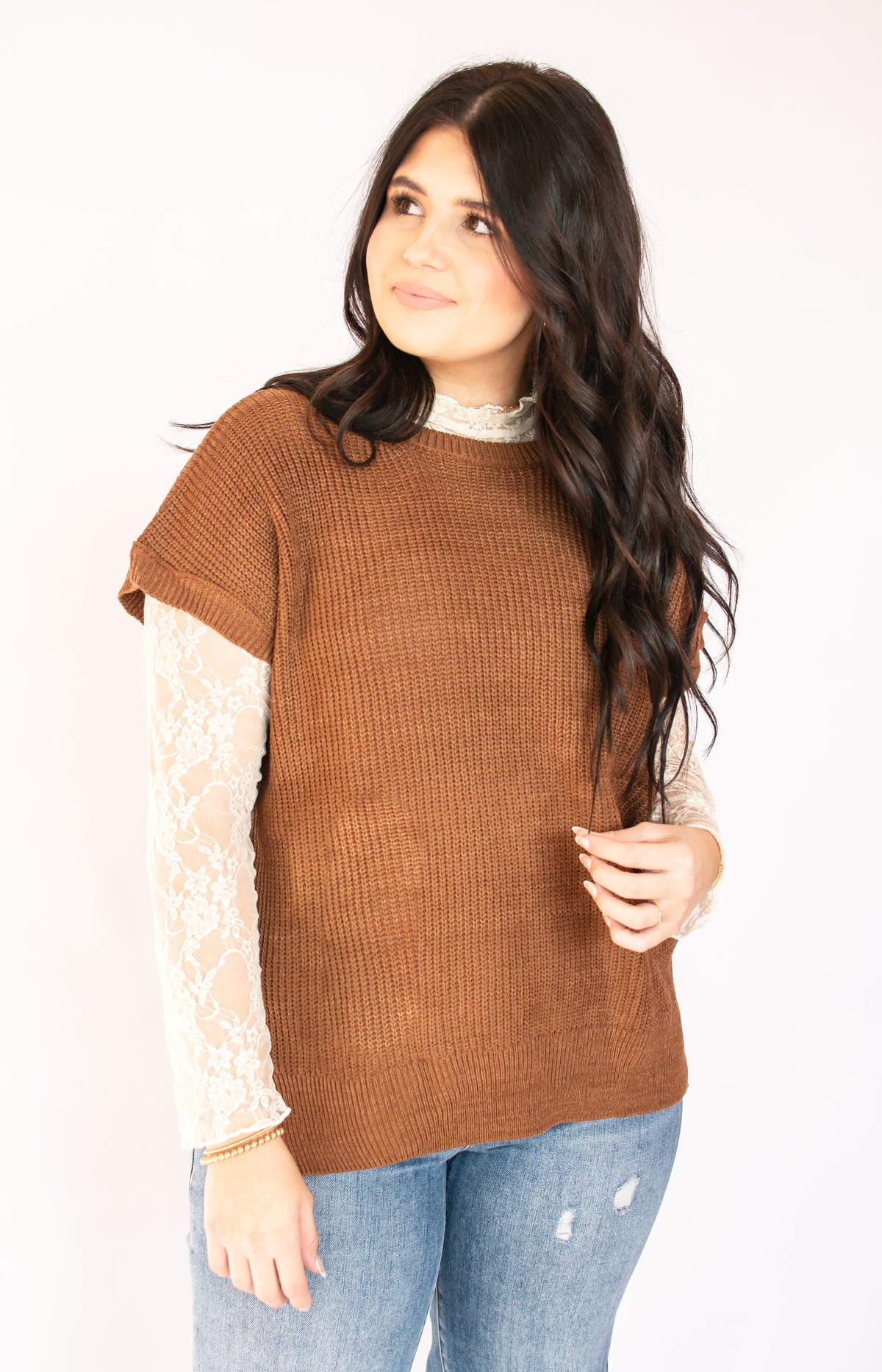 Fall Essential Coffee Sweater Top