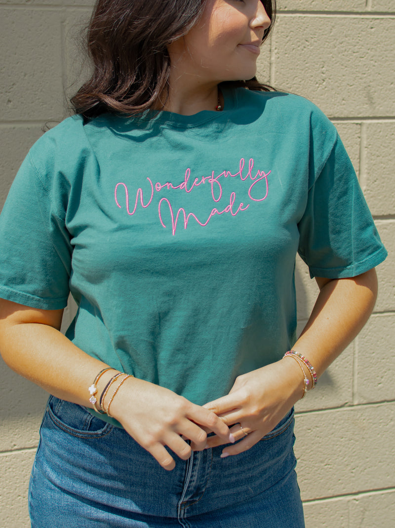 Wonderfully Made Embroidered Tee