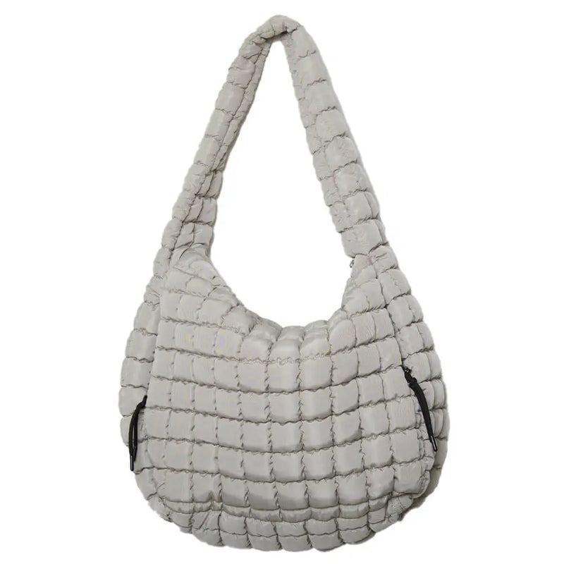 Sand Puffer Tote Bag