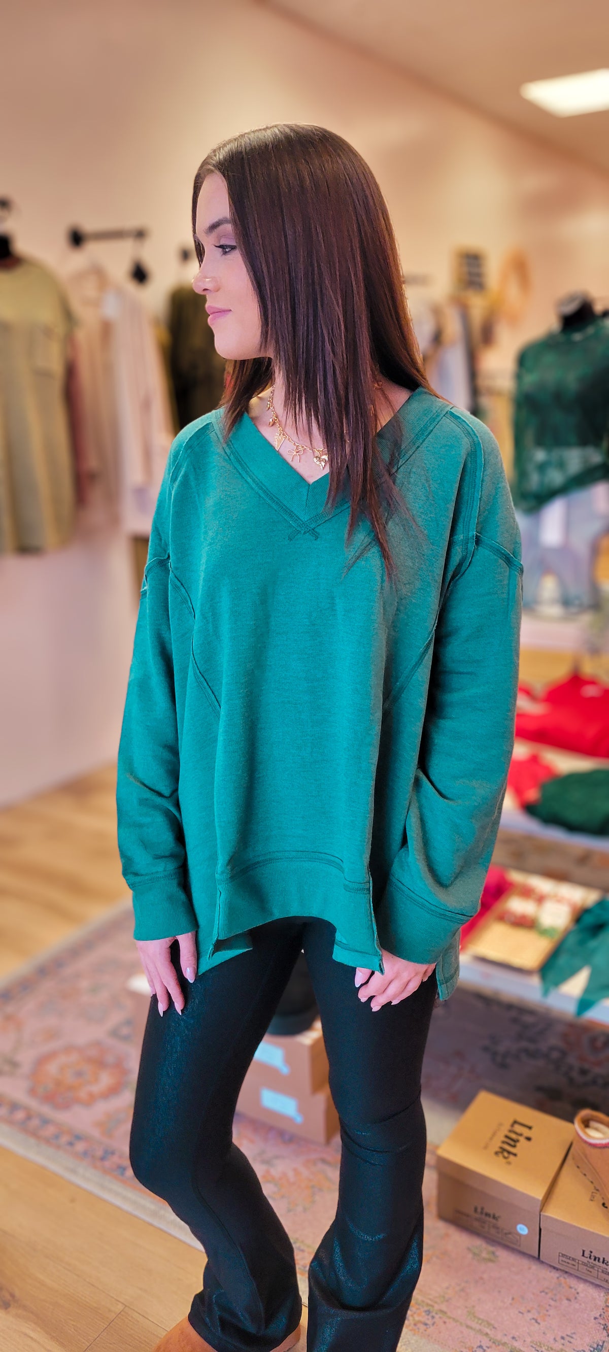 Chill Mode Emerald Pullover