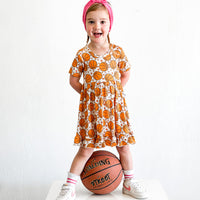 Game Time Bamboo Ruffle Dress