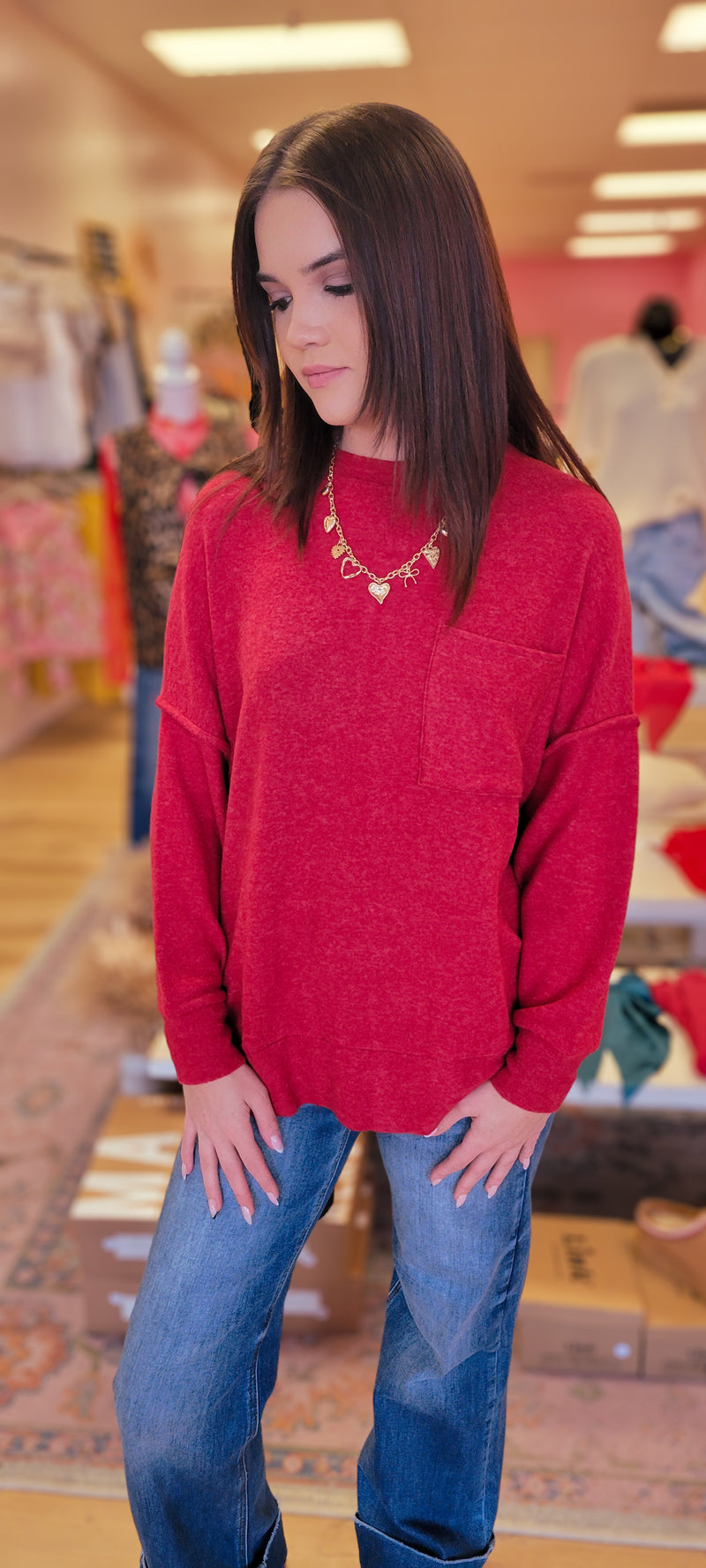 Holiday Charm Oversize Sweater